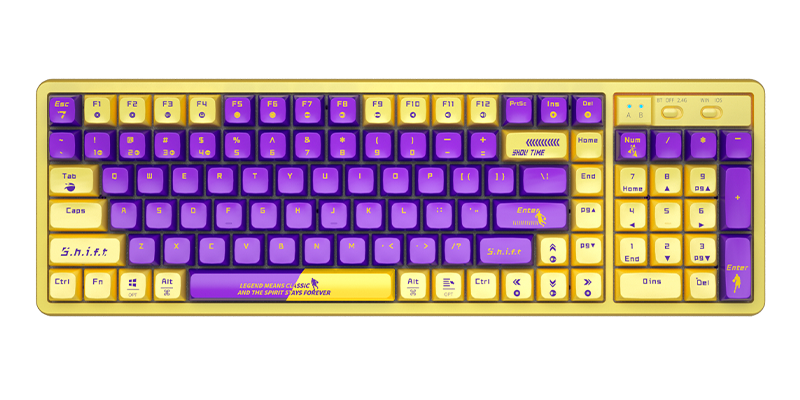 Battery diy mechanical wireless keyboard (1)