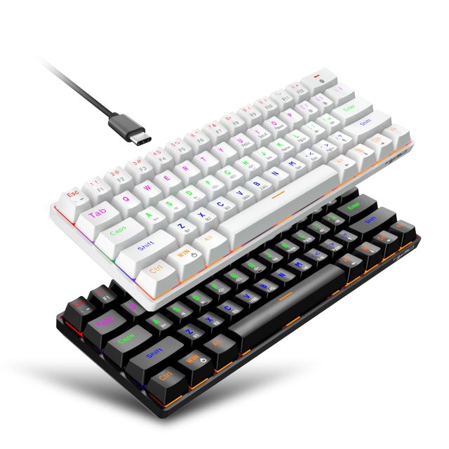 Colorful led backlit 61 mechanical keyboard (1)