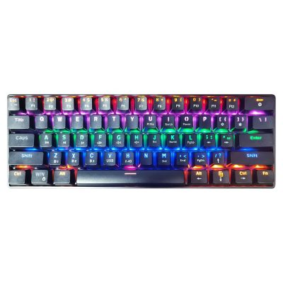 Colorful led backlit 61 mechanical keyboard (3)