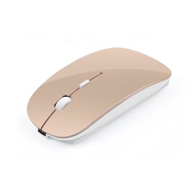 Custom logo 2.4ghz rechargeable wireless mouse (2)