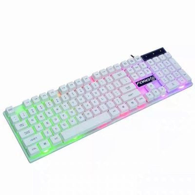 Floating luminous rainbow luminous gaming keyboard (2)