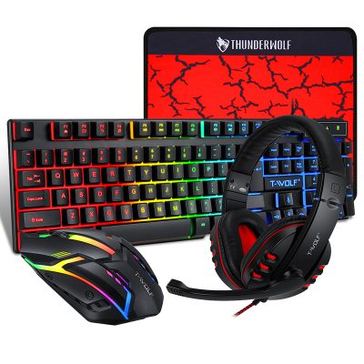 Good quality four sets gaming keyboard (6)