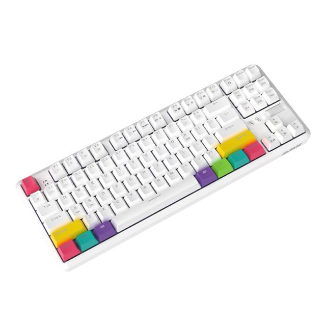 Rgb wireless portable 87 mini keyboard (3)